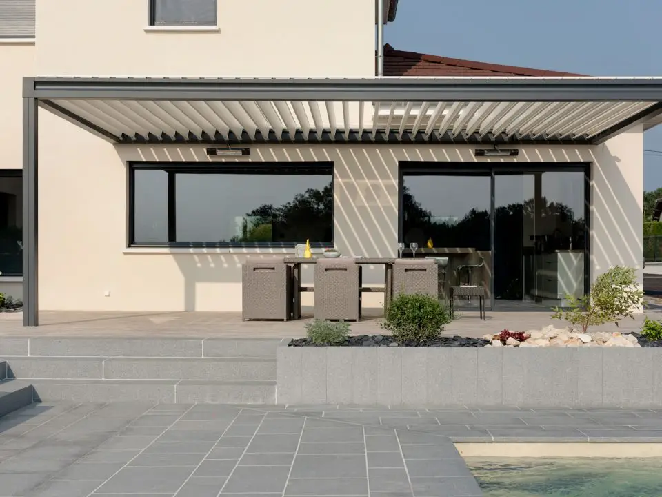 Pose d'une pergola à Genève