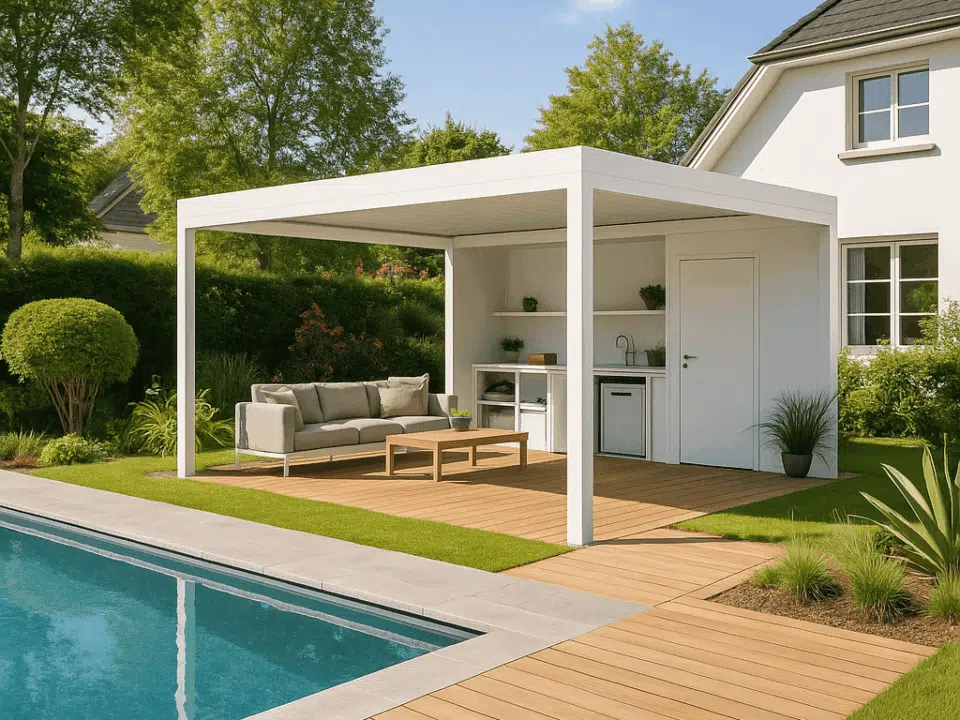 Fabrication pool house Genève