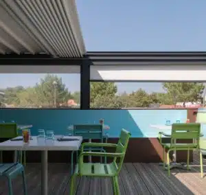 Pergola Coublanc Erable toile
