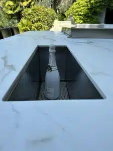 bac rafraichisseur integre cuisine exterieure